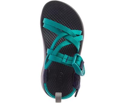 Sandalias Chacos Niños ZX/1 EcoTread Verde Negras España ZIBN12038